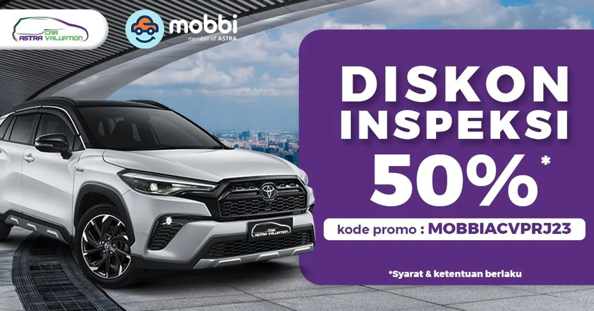 mobbi x Astra Car Valuation, Inspeksi Mobil Dapat Diskon!